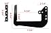 Quick Products Black Standard QP-UBSB Universal RV Bumper Support Bracket