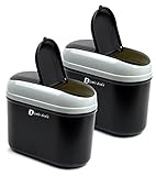 Zento Deals Portable Traveling Car Trash Can 2-Pack Superb Quality