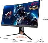 ASUS ROG SWIFT PG27VQ 27" Curved 165Hz 1ms LED Gaming Monitor NVIDIA G-SYNC view 6