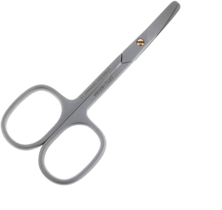 Otto Herder Nail Scissors Baby - Baby Nail Scissors Tip Rounded 7.8 cm Stainless Steel / Special Children's Scissors for Small Children to Care for their Nails