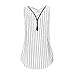 Hengshikeji Clearance Women Loose Sleeveless Tank Top Cross Back Hem Layed Zipper V-Neck T Shirts Tops Girls