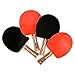 Allprosportz Ping Pong Paddle - Complete ping Pong Paddles Set of 4 - Including 4 Table Tennis Paddles - 8 Premium 3 Star ping Pong Balls - Adjustable net Suit Any ping Pong Table - Storage case