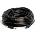Cmple - Headphone Extension Cable 100 ft 3.5mm AUX Extension Cord Male to Female Stereo Audio Adapter Cable, 1/8 TRS Aux Extender Cable - Black