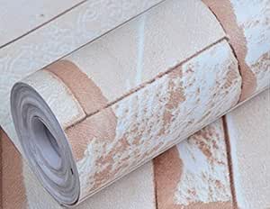 Ladrillo de papel pintado autoadhesivo dormitorio estudiantil