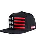 SSLR Men's Star Custom Embroidered Patch Flat Bill Caps