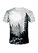 sankill Summer Casual T Shirt Galaxy Space Creative 3D Printed Graphic Men Women Unisex Couple Tees Top Short Sleeve