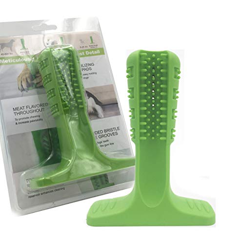 image for Forin Pet Dog Toothbrush Natural Silica Gel Material Chew Toys for Too
