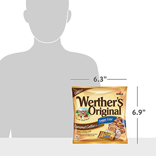 Werther's Original Sugar Free Caramel Coffee,Hard Candies 2.75 oz, 3