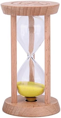 Shouyi Hourglass-Sand Timer Clock 3 Minutes for Brushing Children's Teeth, Cooking, Games Use-Home, Office,Study Decoration-Timer Magnet Hourglass