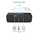 ZoeeTree S1 Wireless Bluetooth Speaker, Portable V4.2+EDR Stereo Speakers with Loud HD Audio and Bass, Built-In Mic, FM Radio, 12H Playtimethumb 3