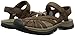 KEEN Women's Rose Leather Sandal, Dark Earth/Brindle, 7 M US