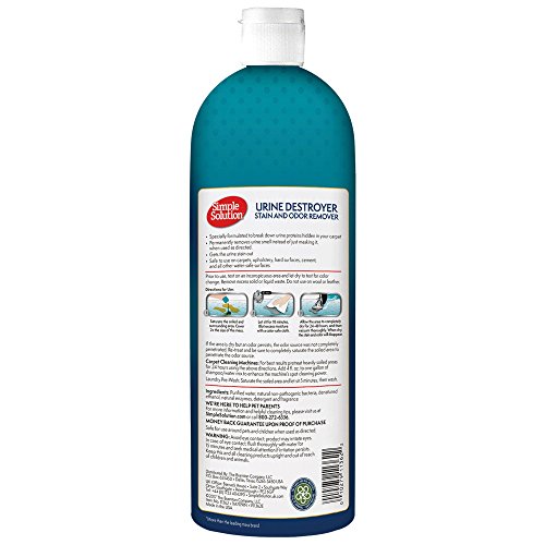 Simple Solution Urine Destroyer Enzymatic Cleaner Pet Stain and Odor