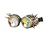 CAREONLINE Vintage STEAMPUNK GOGGLES Bling Glasses Kaleidoscope Goth COSPLAY PARTY Rivets