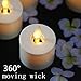 NONNO&ZGF Remote Flameless Candles, Votive Candles Set of 6 (H2 xD1.4) LED Tea Light Candles with Moving Flame