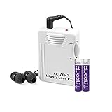 Reizen Mighty Loud Ear 120dB Personal Sound Hearing Amplifier Bundle with Two Extra Blucoil AAA Batteries - Value Bundle