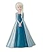 9 Inch High Plastic Disney Princess Frozen Queen Elsa Coin Bank Molded Coin Piggy Saving Bank with Pink Wallet