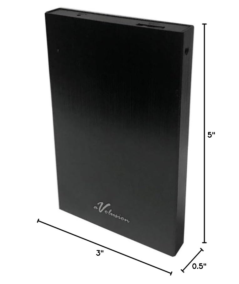Avolusion HD250U3 1TB USB 3.0 Portable External Gaming Hard Drive (for PS4, Pre-Formatted)