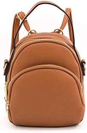 EMPERIA Kadeline Faux Leather Small Fashion Backpack Casual Daypack for Women