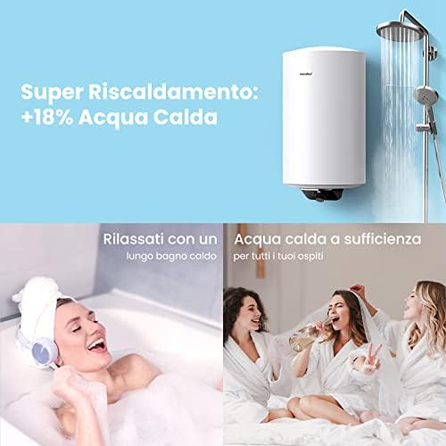 D50-15EFG Scaldabagno Elettrico Murale ad Accumolo 50 L – Sopra lavello ad accumulo — compatto facile da installare