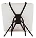 Tablet Stand / Ipad Stand and E Reader Stand by Amyco. Set to any View Angle with Bendable Legs. Adjustable Ipad Holder Folds Flat for Travel. (Random White or Black)