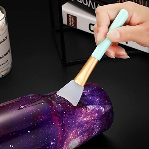 8 Pieces Magic Brushes Epoxy Brushes for Glitter Tumblers,DIY Mixing