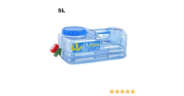 wonderday Contenedor de Agua con Tapa Y Grifo, 5L dispensador de ...