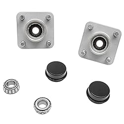 Front Wheel Hub Assembly Kit with Bearings Seals