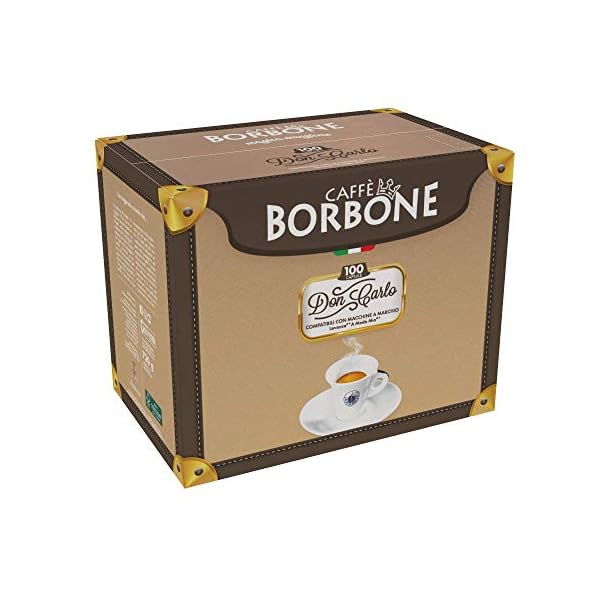 Caffè Borbone Kaffee Kapseln Don Carlo, Blaue Mischung - 100 stück - Kompatibel mit Kaffeemaschinen der Marke Lavazza… – Bild 4