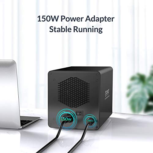 ORICO 4 Bay External Hard Drive Enclosure USB 3.0 to SATA 3.5 inch