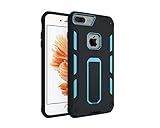 iPhone 7 Plus Case, Vabogu [Heavy Duty] Soft TPU & Hard PC Rugged Dual Layer Case with kickstand For iPhone 7 Plus & iPhone 6 Plus (Blue)