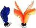 VIAHART Kikbo Kick Shuttlecock Cylinder (Chapteh, Da CAU, Jian Zi) | Great Change-up from Hacky Sack and Footbag (Blue and Orange)