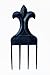 Spriggle Hair Pick Black