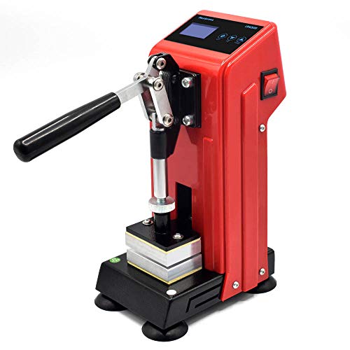 Mini Manual Heat Press Machine, Lightweight Hot Presser 1000lbs Max