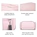 BAGSMART Weekender Bag Travel Duffle Bag Large Carry On Overnight Bag for Women, Pink, 27L