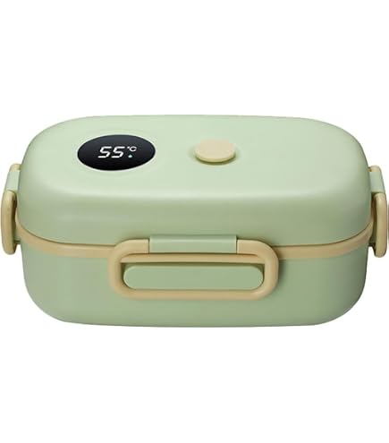 Boîte à lunch électrique sans fil pour adultes et enfants - Batterie 14 000 mAh, chauffe-plats Boîte à lunch électrique sans fil pour adultes et enfants - Batterie 14 000 mAh, chauffe-plats