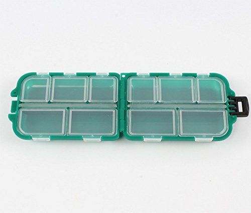 Chytaii 2 Angelhaken Box Köderbox Angelbox Fischhaken Aufbewahrungsbehälter für Angelhaken Köder Kleinteile – Bild 5