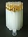 12pcs. 10ml. Empty Perfume Glass Bottle Atomizer Spray Gold Caps.