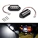 2 Pack 12V LED License Plate Light Lamp for Trailer Truck SUV Van, 6 SMD Exterior Step Courtesy Dome Lights Roof Trunk/Cargo Underhood Lamps Tags