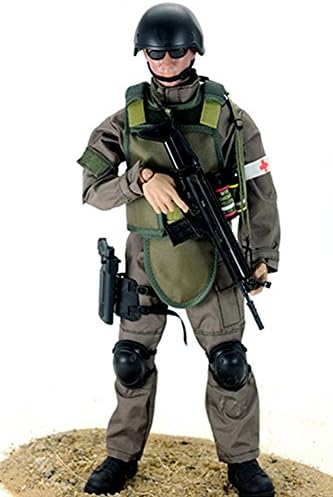 Gogoforward 1:6 Scale Flexible Military Army Police Soldier Action Figures w/ ACCS Model NB04A