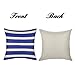 GOSHELL Throw Pillow Covers Cotton Linen Decorative Cushion Pillow Case Cover Home Sofa Decor 4 Pack 18 X 18 Inch (Geometric)