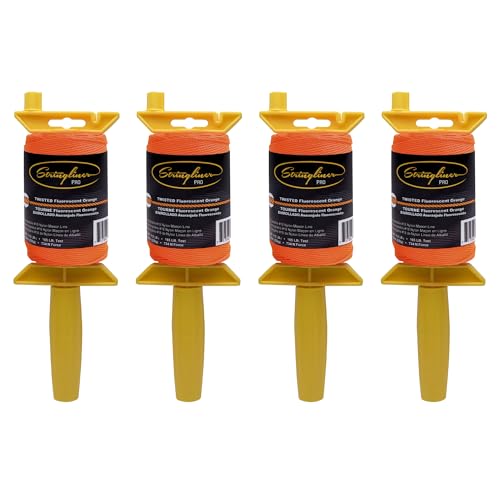 Stringliner 25406 Pro Mason’s Line Reels – 1/2 Lb. Stringliner® PRO TWISTED FL…