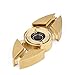 LOUP Gold Fidget Spinner - Gold Brass Metal Stress Reducer Executive Toy - R188 Bearings - Fidget Toys - For ADD, ADHD, Anxiety, and Autism