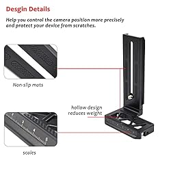 EaxanPic Aluminum L Bracket Vertical Shooting Quick