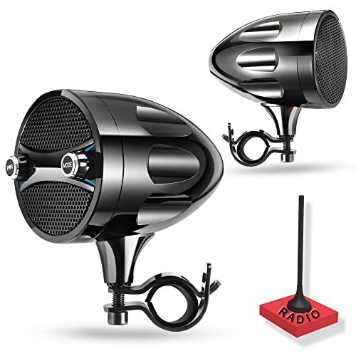 KSPEAKER Motorcycle Speakers Bluetooth Waterproof Radio Audio System
