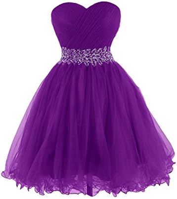 KARMA PROM Women's Sweetheart Tulle Cocktail Dress Homecoming Dress