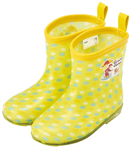 スケーター (skater) レインブーツ シューズ 長靴 子供用 おさるのジョージ 23 反射テープ付 16cm RIBT16-A