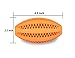 Dog's Chew Toy Dogs Teeth Cleaning Toy [Bite Resistant][Non-Toxic Soft]Jakpak Dog Chew Toys and Teeth Cleaning Balls Teething Rubber Bones for Pet Funny Chew Rugby Football Toy for Dogs Orange