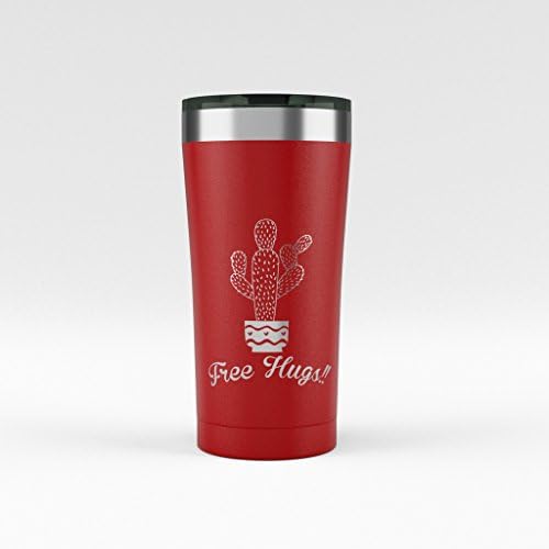 Free Hugs Cactus Insulated Stainless Steel Tumbler 20oz