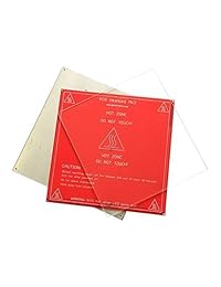 vidrio de borosilicato de la impresora 3d placa 310 x 310 x 9.8 foot para Prusa, cr 10s, Mendela
