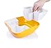 Home and Above Creative Multi Sectional Snack Serving Tray Set with Lid, BPA Free, Can Hold Dried Fruits, Nuts, Candies and More